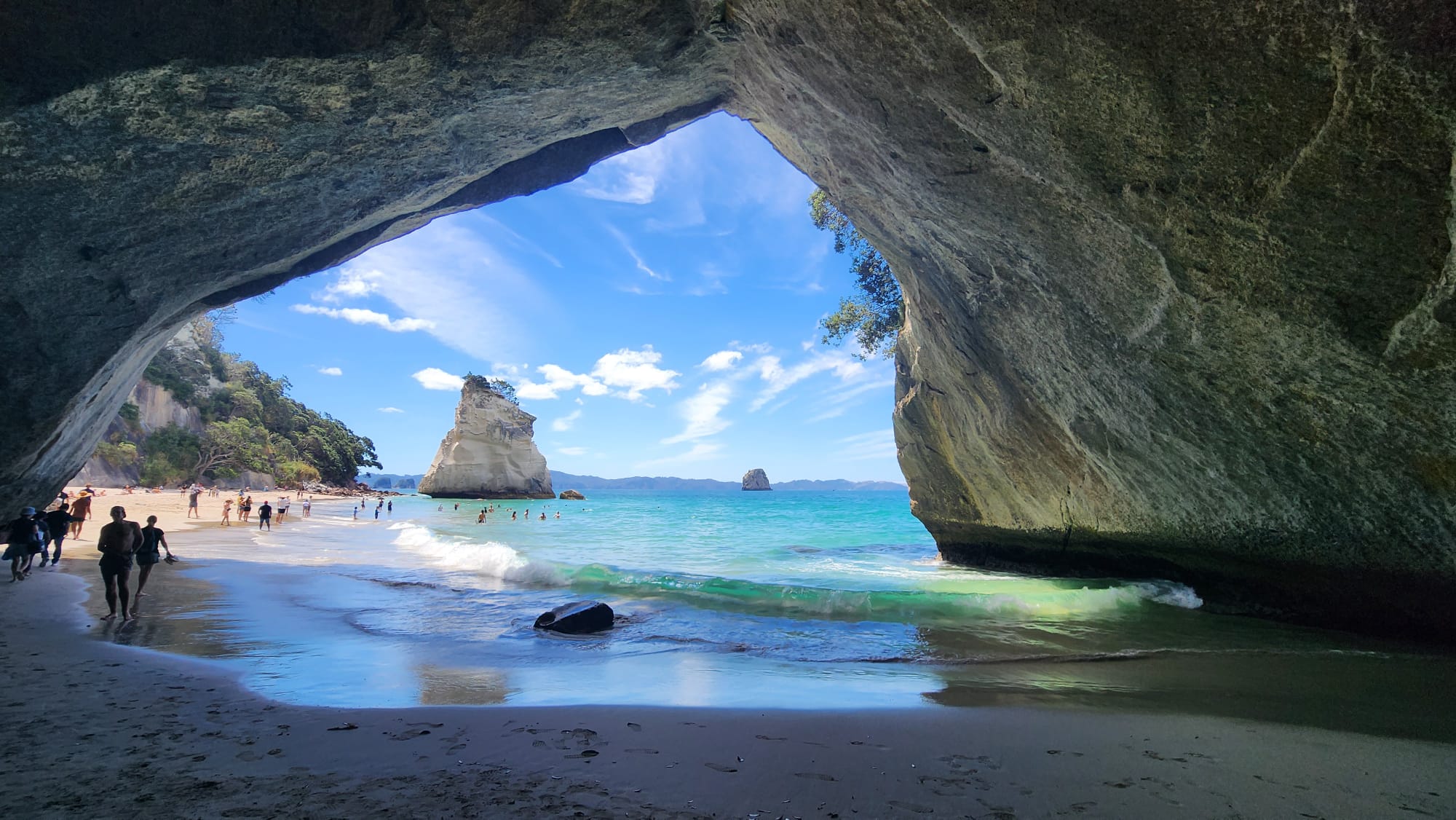 Cathedral Cove beach and cave