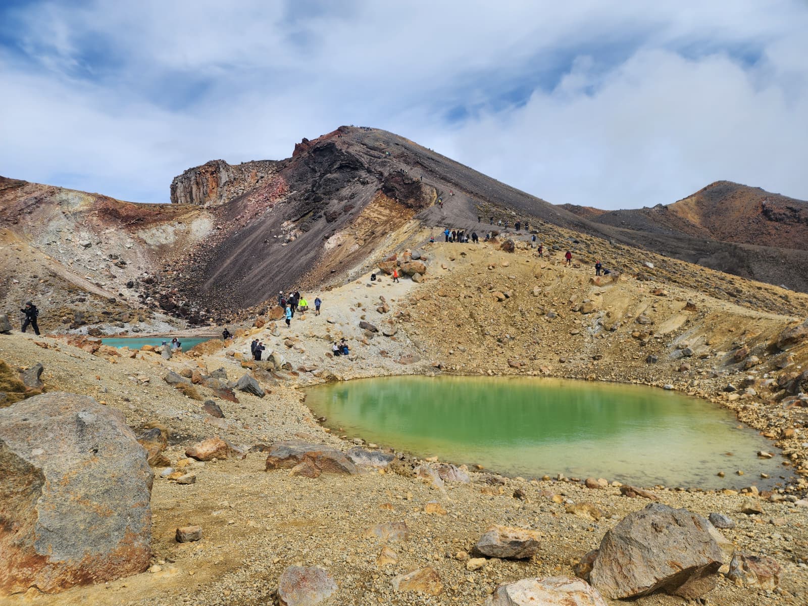 Tongariro Alpine Crossing volcanic landscape